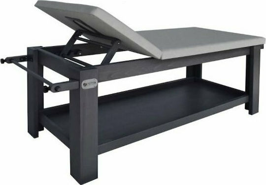 Alpha Pilates Physio Wooden Gray Massage and Physiotherapy Bed 195x75cm