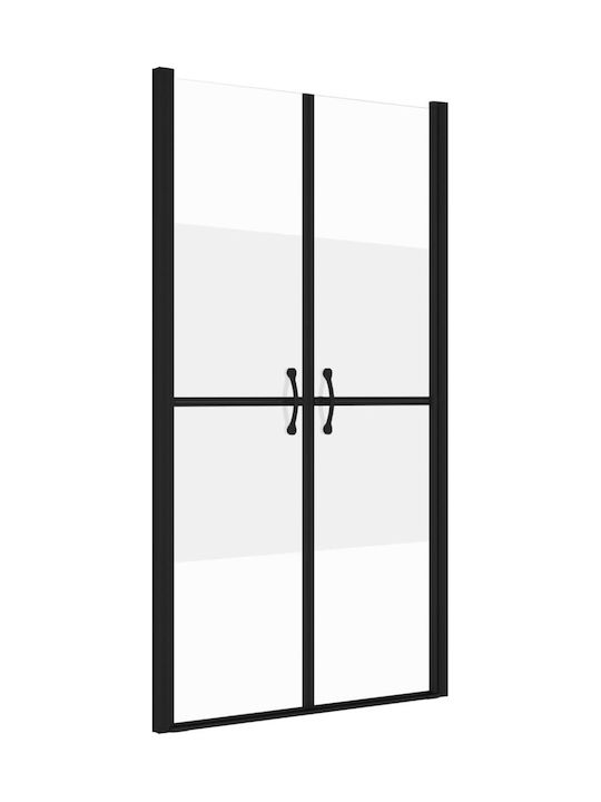 vidaXL Διαχωριστικό Ντουζιέρας με Ανοιγόμενη Πόρτα 78-81x190cm Fabric