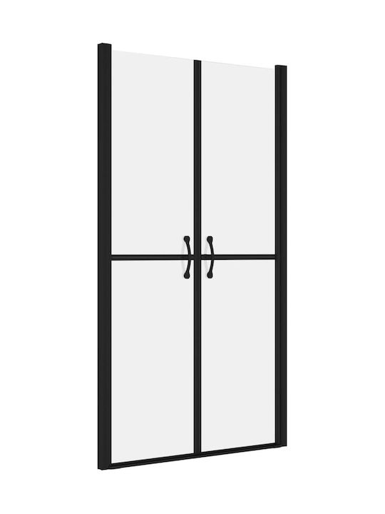 vidaXL Διαχωριστικό Ντουζιέρας με Ανοιγόμενη Πόρτα 78-81x190cm Fabric