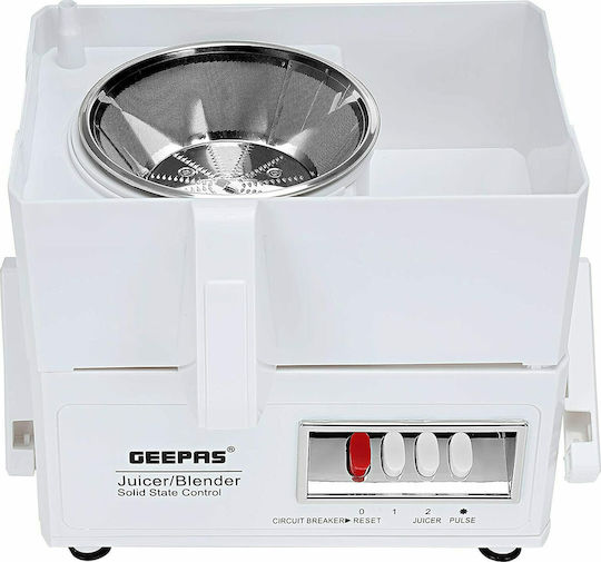 Geepas GSB2031 Multifunktionale Küchenmaschine 600W mit Schüsselkapazität 1,6lt und Mixerkrugkapazität Weiß