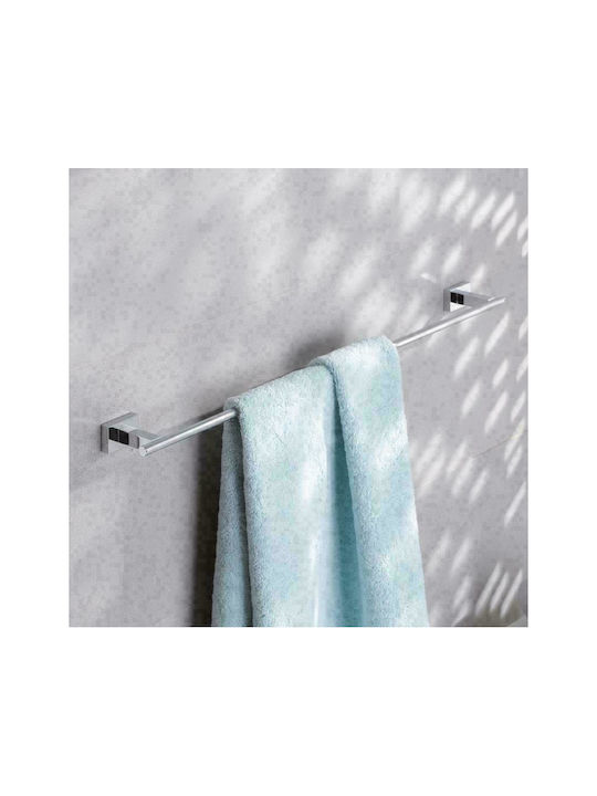 Grohe Cube Single Wall-Mounted Bathroom Rail ​60x60cm Silver