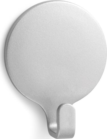 Inofix Άγκιστρο Μπάνιου Μονό με Αυτοκόλλητο 1.7x4.2cm Ασημί Inofix Άγκιστρο Μπάνιου Μονό με Αυτοκόλλητο 1.7x4.2cm Ασημί