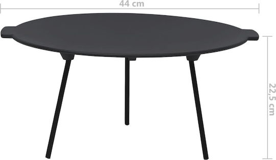 vidaXL Πλάκα Ψησίματος Μαντεμένια 44εκ.x44εκ.εκ.