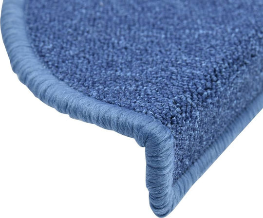 vidaXL Stair Mats Blue 65cm 133891 15pcs
