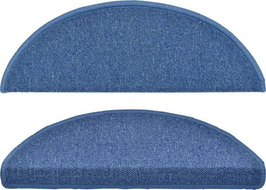 vidaXL Stair Mats Blue 65cm 133891 15pcs