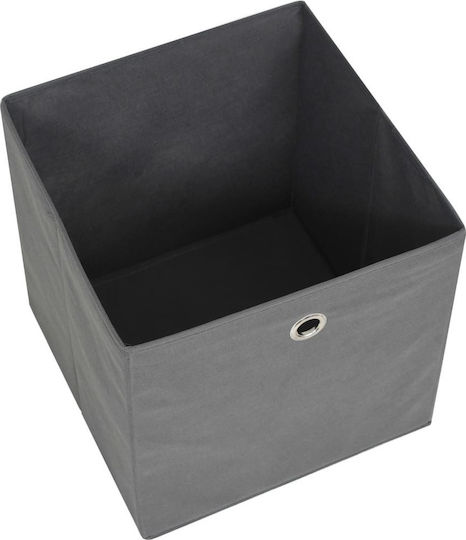 vidaXL Υφασμάτινο Κουτί Αποθήκευσης Γκρι 28x28x28cm 10τμχ