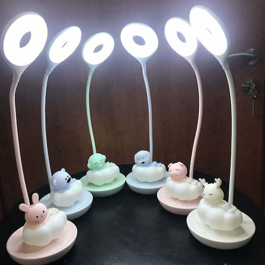 Bright Sun LED Kinder Schreibtischlampe Bright Sun Sleep Deer Blau