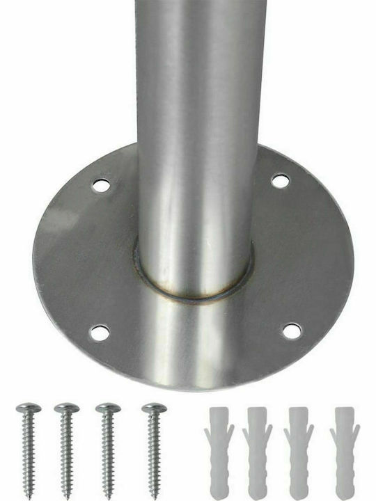 vidaXL Outdoor Mailbox Inox in Silver Color 50x120cm