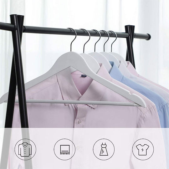 Songmics Clothes Hanger White CRW03W10 10pcs