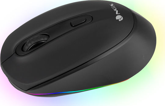 NGS SMOG RB Wireless RGB Gaming Mouse Black