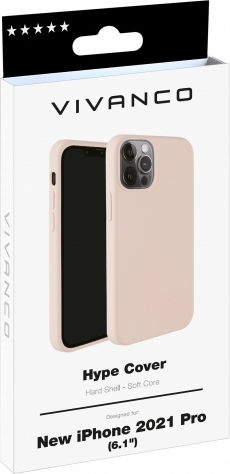 Vivanco Hype Back Cover Silicone Pink (iPhone 13 Pro)