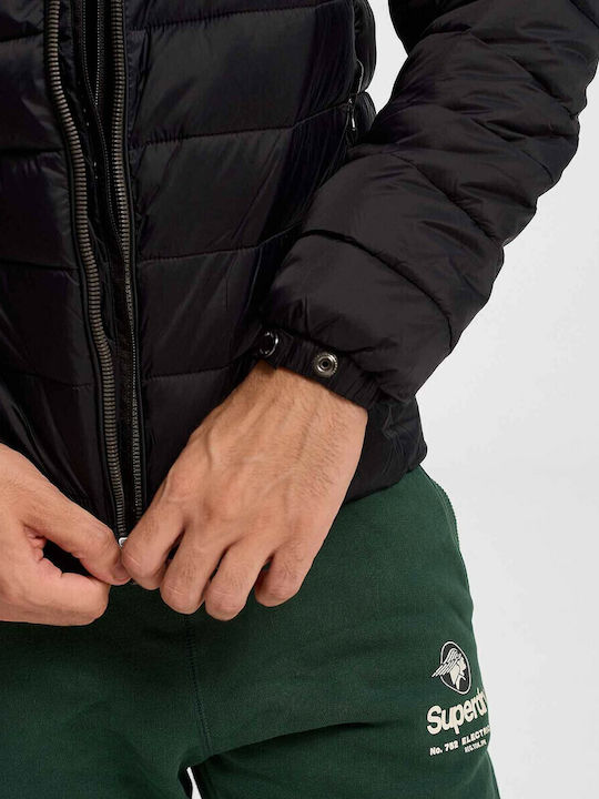 Classic Fuji Winter Jacket Puffer Black