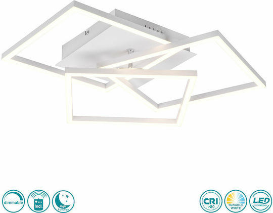 Trio Lighting Mobile Таванно осветление 39бр Бяла с Вграден LED и Дистанционно Управление