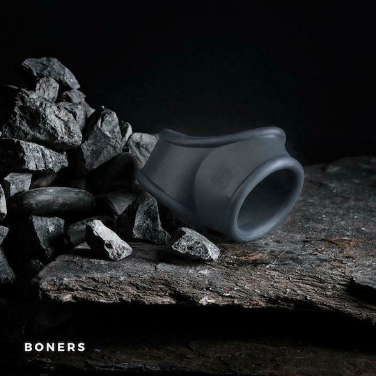 Boners Stretcher Boners Cock Sling Пръстен Петел и тестиси Сив