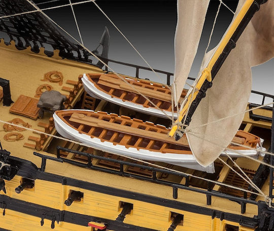 Revell My Hobby Battle of Trafalgar Modeling Figure Ship 269 Pieces in Scale 1:225 with Glue and Paints 60x42cm.