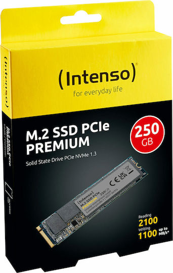 Intenso Premium SSD 250GB τύπου M.2 με σύνδεση PCI Express 3.0 3835440