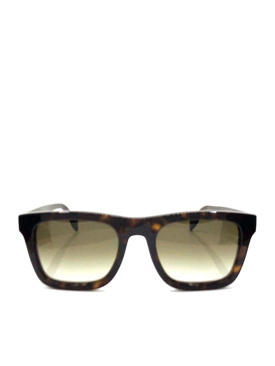 Alexander McQueen Γυαλιά Ηλίου Καφέ με Κοκκάλινο Σκελετό Alexander McQueen Γυαλιά Ηλίου Καφέ με Κοκκάλινο Σκελετό