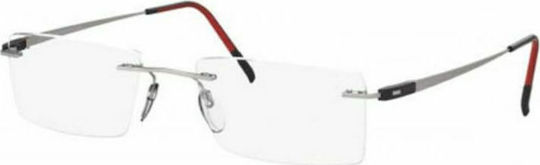 Silhouette Transparenter Männlicher Metallischer Brillengestell 5502 BO 6510
