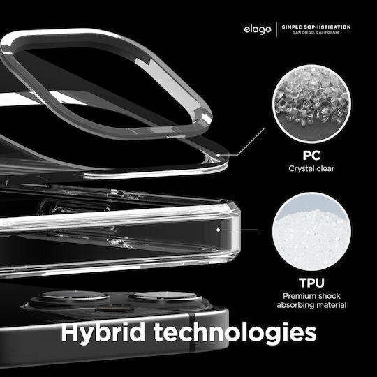 Elago Hybrid Umschlag Rückseite Silikon Transparent (iPhone 13 Mini)