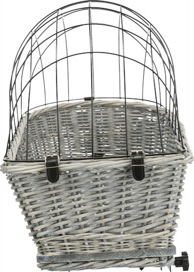 Trixie Waterproof Dog/Cat Carrying Gray Basket for 8kg Pets L35xW55xH49cm
