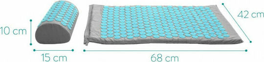 Navaris Navaris Acupressure Set de Masaj Covoraș de masaj Presopunctură pentru gât & corp Gri