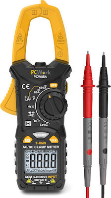 PCW05A Clamp Meter Digital 600A AC True RMS with Test Leads 240-0003