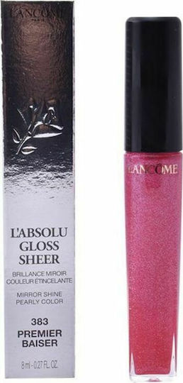 Lancome L'absolu Roses Sheer Lip Gloss 383 Premier Baiser 8ml