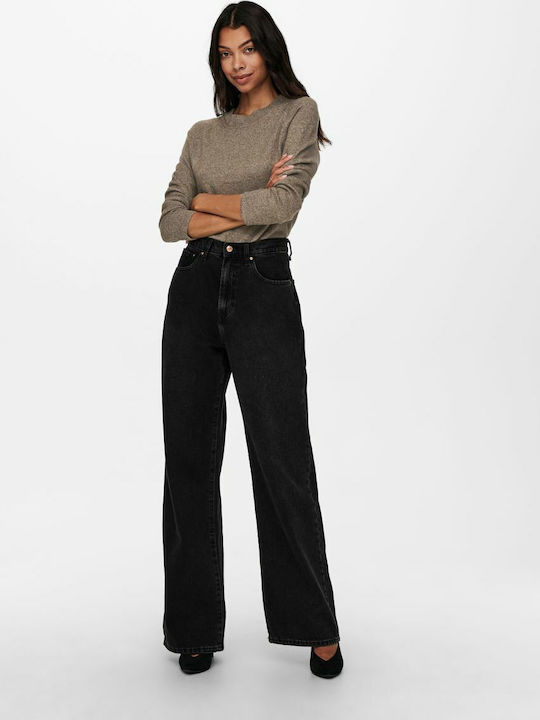 Women's Long Sleeve Sweater Brown