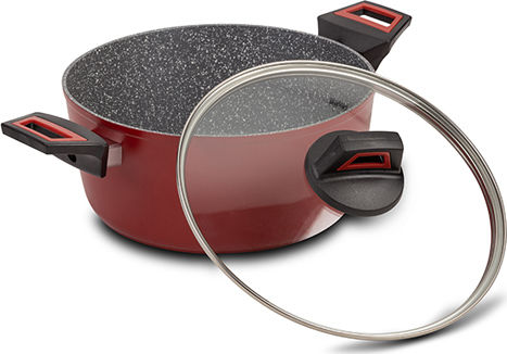 Nava Taurus Βαθιά Κατσαρόλα από Αλουμίνιο 2.23lt / 20cm