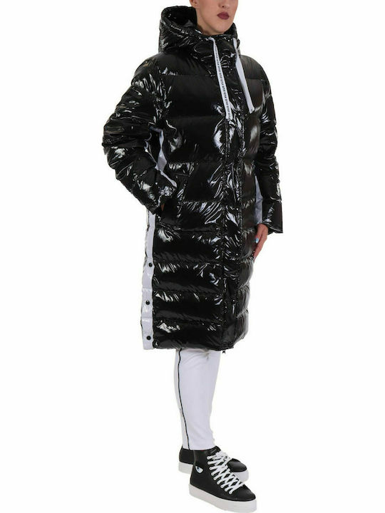 ICE PLAY DOWN JACKET BLACK-WHITE