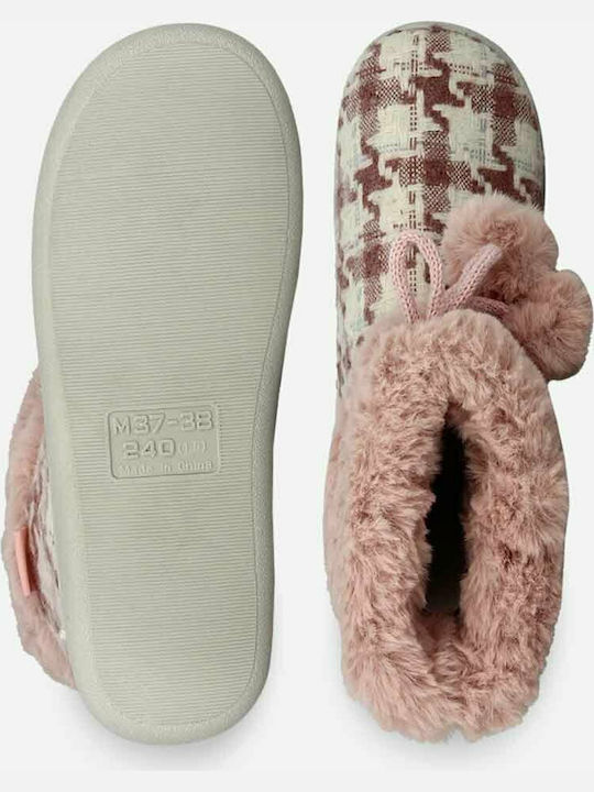 Parex Closed-Back Women's Slippers In Pink Colour