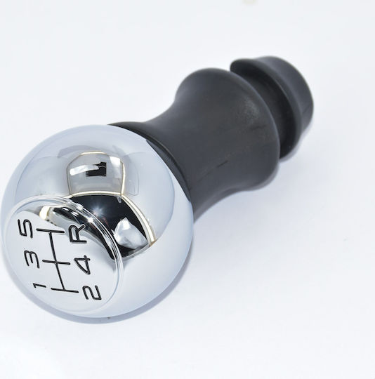 5 Shift Knob Metallic for Peugeot 206 1998-2009 Silver