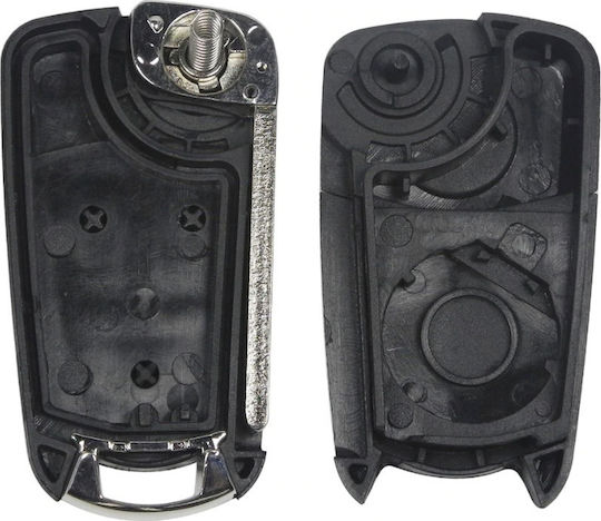 Opel Foldable Car Key Shell with Blade with 2 Buttons for Opel Astra / Vectra C / Corsa D