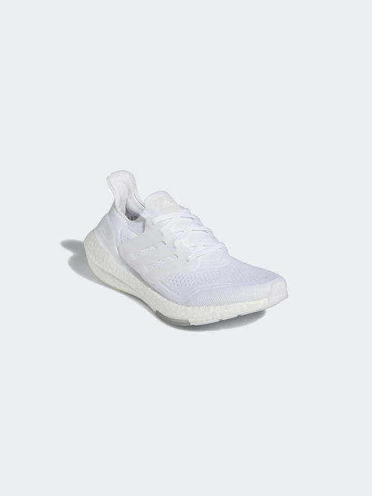 Adidas Ultraboost 21 Γυναικεία Αθλητικά Παπούτσια Running Cloud White / Grey Three