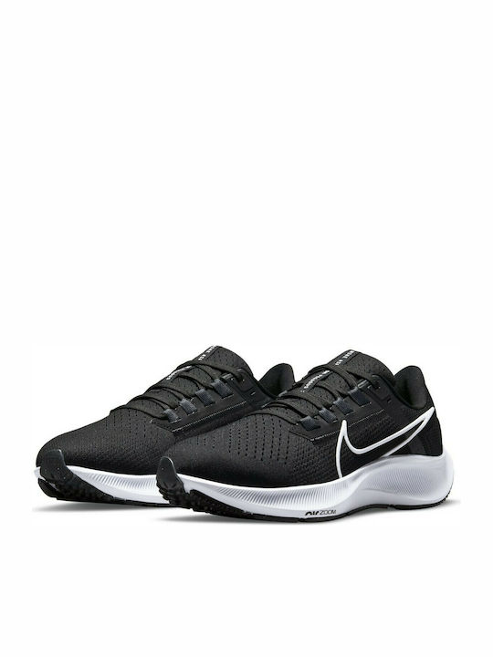Nike Air Zoom Pegasus 38 Γυναικεία Αθλητικά Παπούτσια Running Black / Anthracite / Volt / White