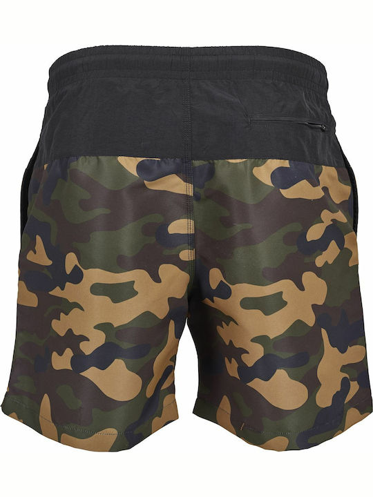 Men's Swimwear Shorts Black / Wood Camo