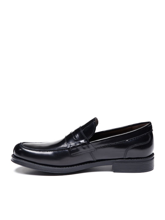 Men's Leather Loafers Black