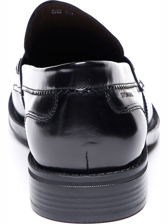 Men's Leather Loafers Black