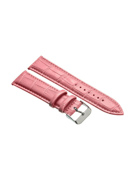 Tzevelion ART521 Leather Strap Pink 14mm