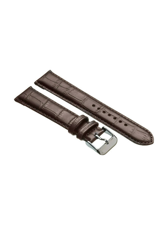 Tzevelion ART521 Leather Strap Brown 14mm