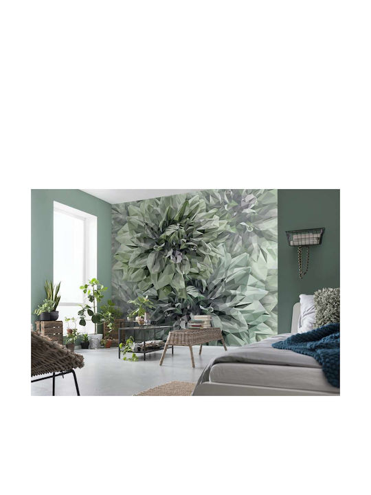 Fototapet de Perete Emerald Flowers Verde L300xW280cm