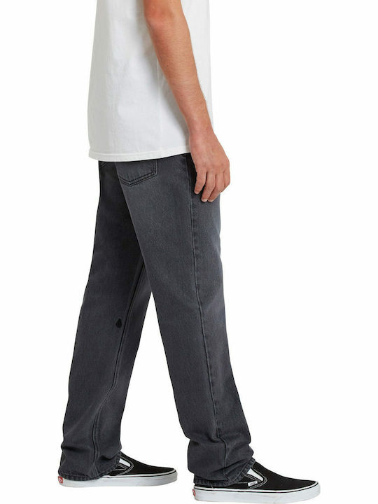 Solver Men's Jeans Pants with Slim Straight Fit Fade To Black