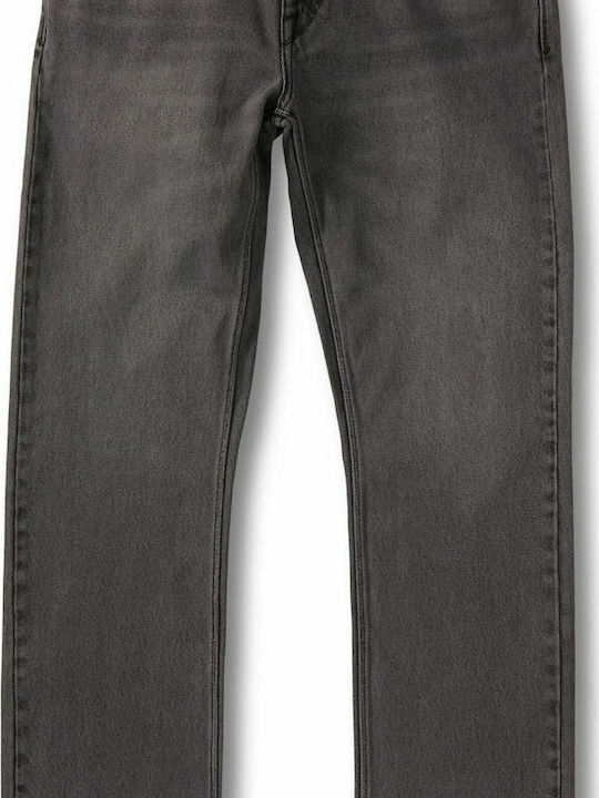 Solver Men's Jeans Pants with Slim Straight Fit Fade To Black