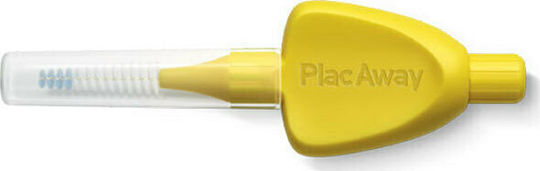 PlacAway Triple Action Interdental Brushes 0.7mm Yellow 6pcs