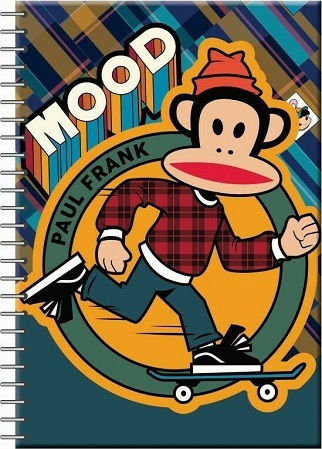 Paul Frank Spirale Schulfachheft Geregelt B5 70 Papiereinlagen 2 Schulfachhefte Drift Verschiedene Designs
