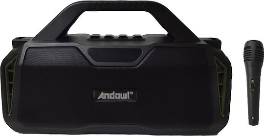 Andowl Karaoke Speaker With Wireless Microphone Q-YX601 Q-YX601 Green