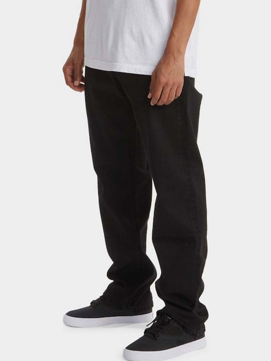 Worker Ανδρικό Παντελόνι Τζιν με Relaxed Tapered Εφαρμογή Μαύρο