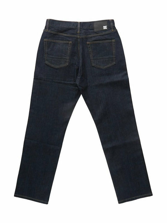 Worker Ανδρικό Παντελόνι Τζιν με Relaxed Straight Εφαρμογή Navy Μπλε