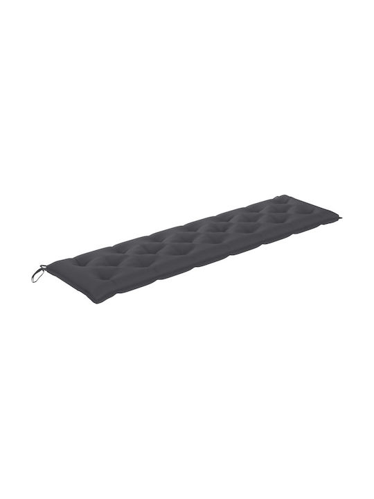 vidaXL Perna Swing Cushion De Grădină Cu Spătar Antracit 200x50cm