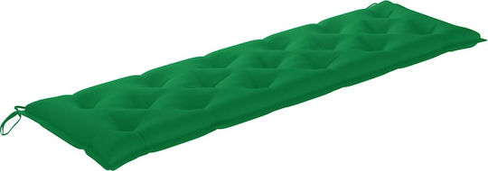 vidaXL Garden Chair Cushion with Backrest Green 180x50cm